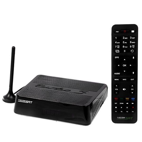 Receptor Tocomsat Turbo S IPTV FTA 3D